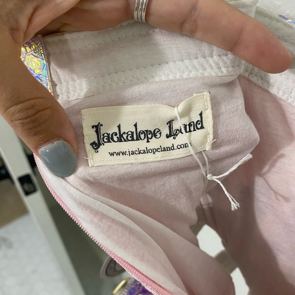 Jackalope Land velvet, beaded and jeweled bottoms sz M - Picture 7 of 7